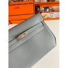 Hermes Kelly Depeches 25 Pouch in Blue Lin Epsom Calfskin - Image 4