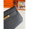 Hermes Kelly Depeches 25 Pouch in Black Epsom Calfskin - Image 5