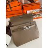 Hermes Kelly Depeches 25 Pouch in Taupe Epsom Calfskin - Image 5