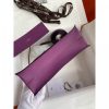 Hermes Kelly Danse II Bag In Anemone Evercolor Calfskin - Image 6