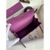Hermes Kelly Danse II Bag In Anemone Evercolor Calfskin - Image 7