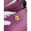 Hermes Kelly Danse II Bag In Anemone Evercolor Calfskin - Image 3
