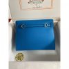 Hermes Kelly Danse II Bag In Blue Hydra Evercolor Calfskin - Image 2