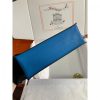 Hermes Kelly Danse II Bag In Blue Hydra Evercolor Calfskin - Image 5