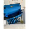Hermes Kelly Danse II Bag In Blue Hydra Evercolor Calfskin - Image 9