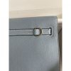 Hermes Kelly Danse II Bag In Blue Lin Evercolor Calfskin - Image 8