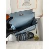 Hermes Kelly Danse II Bag In Blue Lin Evercolor Calfskin - Image 9