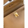 Hermes Kelly Danse II Bag In Beige de Weimar Evercolor Calfskin - Image 7