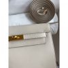 Hermes Kelly Danse II Bag In Craie Evercolor Calfskin - Image 4