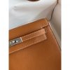 Hermes Kelly Danse II Bag In Gold Evercolor Calfskin - Image 5