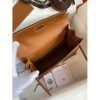 Hermes Kelly Danse II Bag In Gold Evercolor Calfskin - Image 7