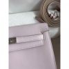Hermes Kelly Danse II Bag In Mauve Pale Evercolor Calfskin - Image 3