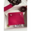 Hermes Kelly Danse II Bag In Rose Mexico Evercolor Calfskin - Image 2