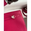 Hermes Kelly Danse II Bag In Rose Mexico Evercolor Calfskin - Image 6