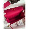 Hermes Kelly Danse II Bag In Rose Mexico Evercolor Calfskin - Image 8