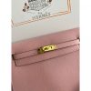 Hermes Kelly Danse II Bag In Rose Sakura Evercolor Calfskin - Image 6