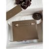 Hermes Kelly Danse II Bag In Taupe Evercolor Calfskin - Image 2