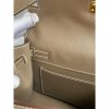 Hermes Kelly Danse II Bag In Taupe Evercolor Calfskin - Image 9