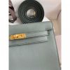 Hermes Kelly Danse II Bag In Vert Amande Evercolor Calfskin - Image 3