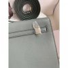 Hermes Kelly Danse II Bag In Vert Amande Evercolor Calfskin - Image 4