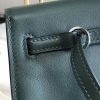 Hermes Kelly Danse Handmade Bag In Dark Green Swift Leather - Image 5