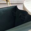 Hermes Kelly Danse Handmade Bag In Dark Green Swift Leather - Image 7