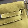 Hermes Kelly Danse Handmade Bag In Jaune Swift Leather - Image 4