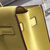 Hermes Kelly Danse Handmade Bag In Jaune Swift Leather - Image 6