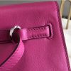Hermes Kelly Danse Handmade Bag In Magnolia Swift Leather - Image 5