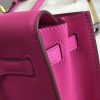 Hermes Kelly Danse Handmade Bag In Magnolia Swift Leather - Image 6