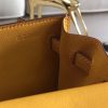 Hermes Kelly Danse Handmade Bag In Yellow Swift Leather - Image 7