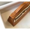 Hermes Kelly Pochette Bag In Gold Epsom Leather - Image 5