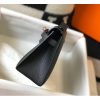 Hermes Kelly Pochette Bag In Black Epsom Leather - Image 8