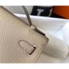 Hermes Kelly Pochette Bag In Gris Tourterelle Epsom Leather - Image 2