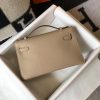 Hermes Kelly Pochette Bag In Gris Tourterelle Epsom Leather - Image 3