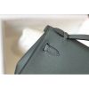 Hermes Kelly Pochette Bag In Vert Amande Epsom Leather - Image 6