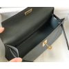 Hermes Kelly Pochette Bag In Vert Amande Epsom Leather - Image 8