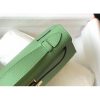Hermes Kelly Pochette Bag In Vert Criquet Epsom Leather - Image 6