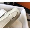 Hermes Kelly Pochette Bag In White Epsom Leather - Image 5