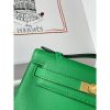 Hermes Kelly Pochette Handmade Bag In Bamboo Swift Calfskin - Image 3