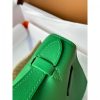 Hermes Kelly Pochette Handmade Bag In Bamboo Swift Calfskin - Image 6