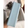 Hermes Kelly Pochette Handmade Bag In Blue Brume Swift Calfskin - Image 4