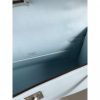Hermes Kelly Pochette Handmade Bag In Blue Brume Swift Calfskin - Image 3
