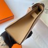 Hermes Kelly Pochette Handmade Bag In Chai Swift Calfskin - Image 7