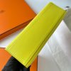 Hermes Kelly Pochette Handmade Bag In Lime Swift Calfskin - Image 9