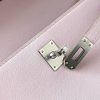 Hermes Kelly Pochette Handmade Bag In Mauve Pale Swift Calfskin - Image 8
