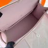 Hermes Kelly Pochette Handmade Bag In Mauve Pale Swift Calfskin - Image 9