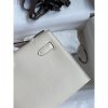 Hermes Kelly Pochette Handmade Bag In Nata Swift Calfskin - Image 5