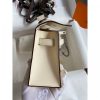 Hermes Kelly Pochette Handmade Bag In Nata Swift Calfskin - Image 7