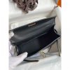 Hermes Kelly Pochette Handmade Bag In Black Swift Calfskin - Image 8